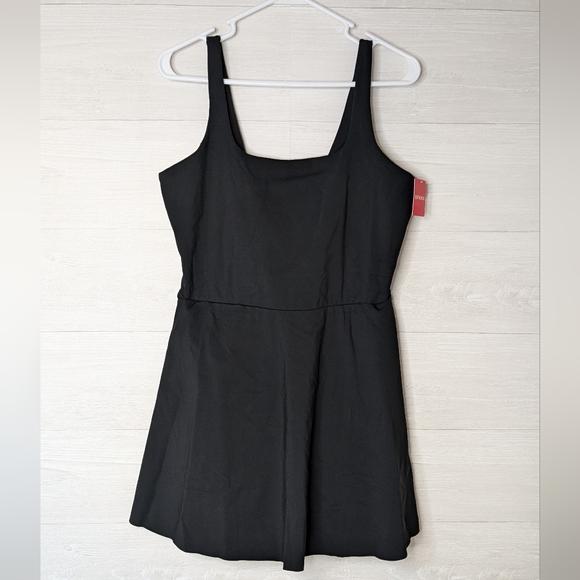 Spanx The Get Moving Square Neck Dress NWT Black XL - Picture 7 of 12